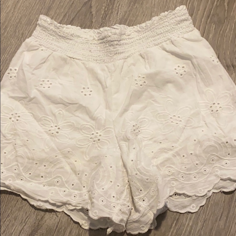 white shorts